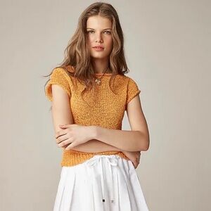 J Crew Sweater M Montauk Gold